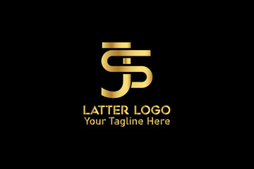 Luxury, monogram, latter, business logo design