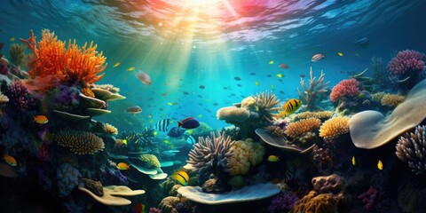 Fototapeta na wymiar Underwater Wonders