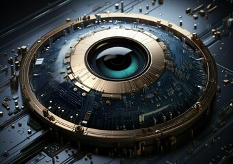 Digital Components Unveiled: A Close-Up of Motherboard Technology