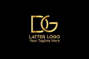 Luxury, monogram, latter, business logo design