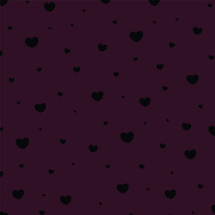 Halloween seamless repeat pattern with big hearts. Halloween Seamless Pattern. October Festival.
