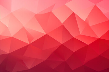 Obraz premium Plain pink gradient background in low poly style