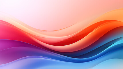 Naklejka premium Colorful abstract banner with gradient colors and copy space
