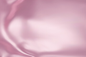 Fototapeta premium Close-up texture of light pink silk. Light pink fabric smooth texture surface background. Smooth elegant pink silk in Sepia toned. Texture, background, pattern, template. 3D vector illustration.