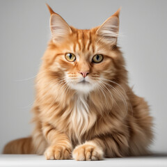 Cat looking at camera, generative ai
