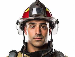    Portraits of American firemen
