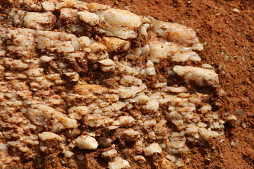 close up of a rock