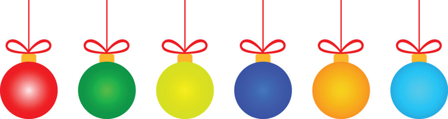 Christmas Ornaments for Holiday Decoration vector icon