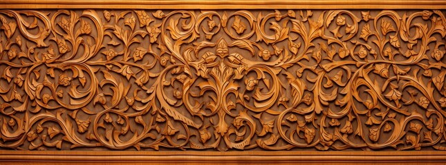 a wooden decorative traditional pattern textured handmade carving artwork woodwork background