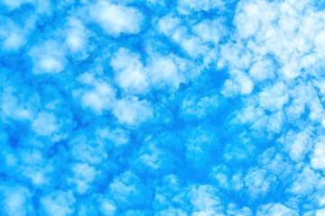 Fototapeta na wymiar Cloudscape of Altocumulus Clouds