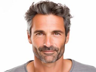 Fototapeta premium isolated portrait in studio 