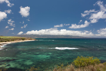 USA Hawaii Big Island view on a sunny summer day