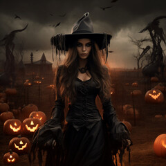 The Witch of the Pumpkin Field