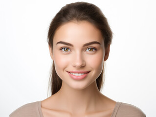 Naklejka premium isolated portrait in studio 
