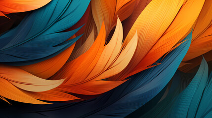 Color feather PPT background poster wallpaper web page