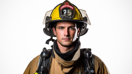 Fototapeta premium Portraits of American firemen 