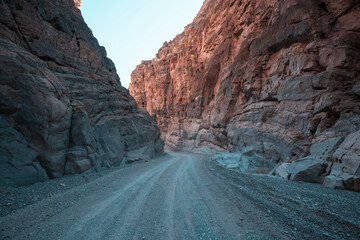 Road in canyon