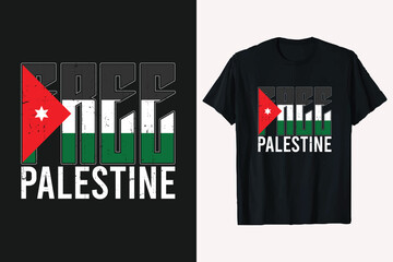 free palestine custom typography t-shirt design graphic. palestine t-shirt design. free palestine.