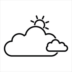 weather icon vector design template