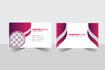 A bundle of 1 templates of different colors business  card   template, modern business card design template, 
abstract business card and creative design, IT company post card and editable vector templ