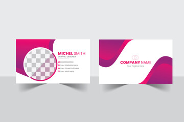 A bundle of 1 templates of different colors business  card   template, modern business card design template, 
abstract business card and creative design, IT company post card and editable vector templ