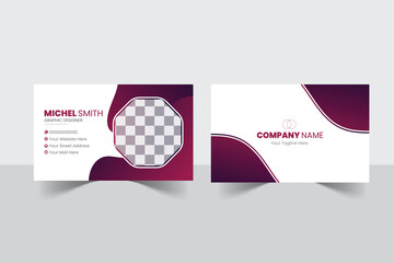 A bundle of 1 templates of different colors business  card   template, modern business card design template, 
abstract business card and creative design, IT company post card and editable vector templ