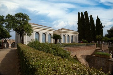 Farnese Gardens (Orti Farnesiani) on the Palatine Hill within the archaeological park of the...