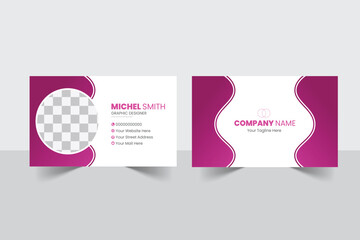 A bundle of 1 templates of different colors business  card   template, modern business card design template, 
abstract business card and creative design, IT company post card and editable vector templ