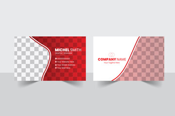 A bundle of 1 templates of different colors business  card   template, modern business card design template, 
abstract business card and creative design, IT company post card and editable vector templ