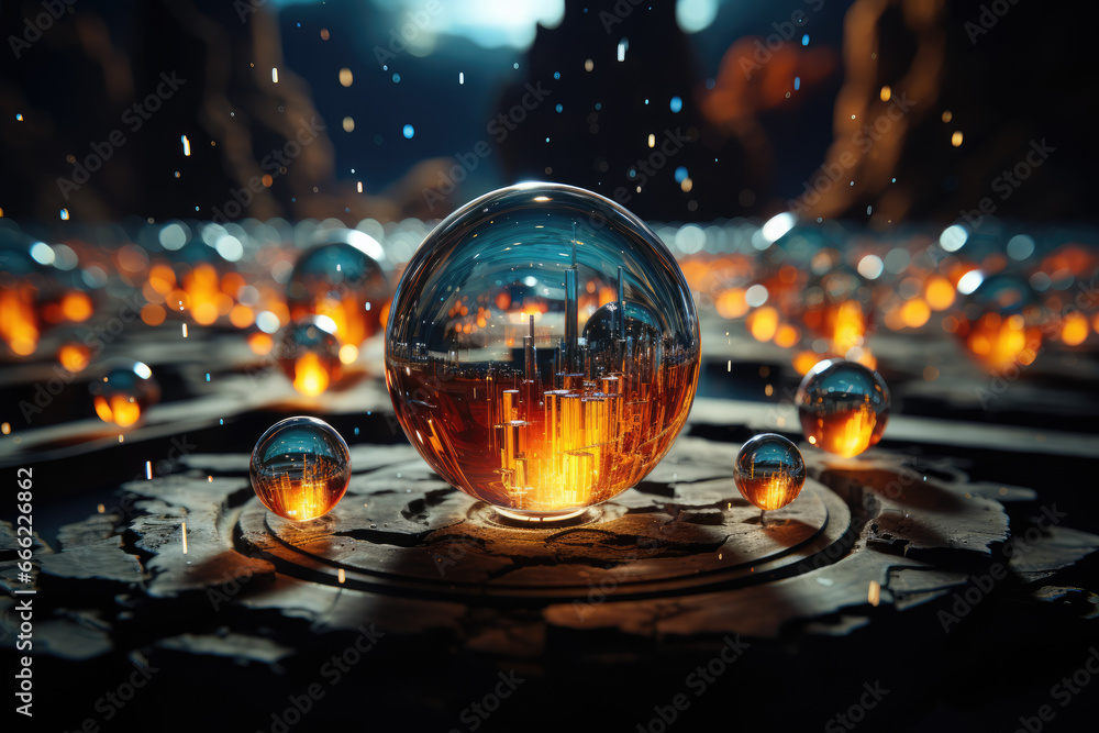 Poster a conceptual artwork illustrating the concept of 