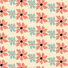 Collection of retro checkerboard backgrounds featuring vivid hues. A groovy and psychedelic chessboard backdrop inspired by the 60s and 70s. Perfect for print templates, textiles, or as a vector wallp