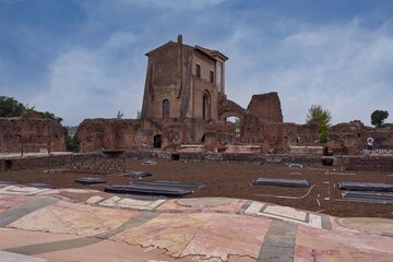 Casina Farnese, renaissance building on top of the Palatine Hill, within the archaeological park of the Colosseum, Rome, Italy © Paolo