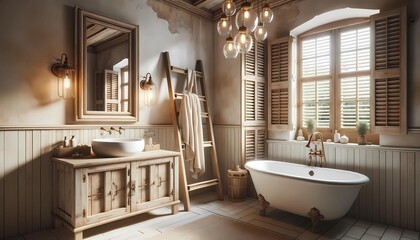 Rustic Elegance Bathroom