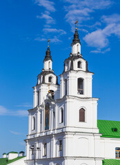 Fototapeta na wymiar Shot of the dome of the orthodox church. Religion