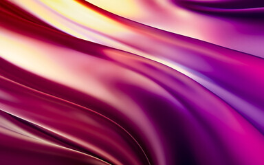 Illustration of an abstract background with vibrant wavy shapes with effects