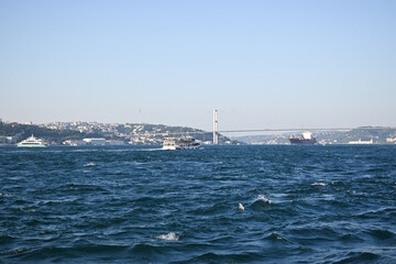 Bosphorus Strait in Istanbul.