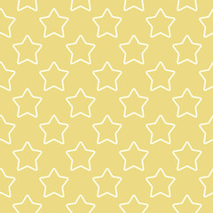 Fototapeta premium Seamless pattern with beige stars