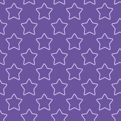 Naklejka na ściany i meble Seamless pattern with pink stars