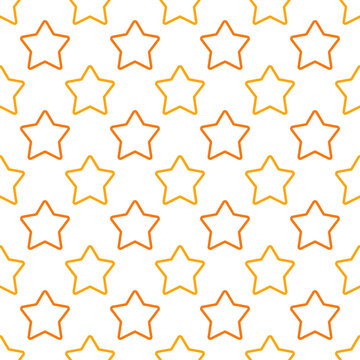 Seamless pattern with beige stars