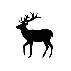 silhouette of a deer