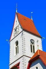 Fototapeta na wymiar Katholische Kirche in Balsthal, Bezirk Thal des Kantons Solothurn (Schweiz)