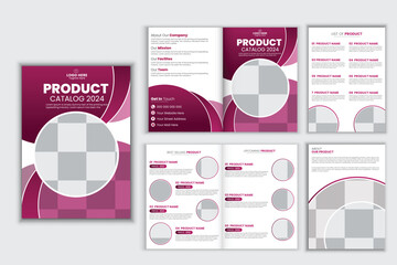 A bundle of 1 templates of different colors a4 flyer template, modern catalog design template, 
abstract catalog nd creative design, IT company catalog and editable vector template