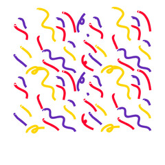 Confetti Party Explosion Shape