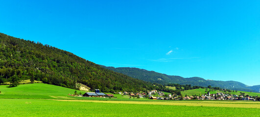 Herbetswil im Bezirk Thal im Kanton Solothurn, Schweiz