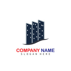 building bussines company and industrial ,construction , office  logo design