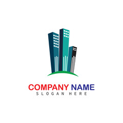 building bussines company and industrial ,construction , office  logo design