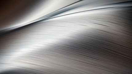 "Steel Sheen Close-up: An in-depth photo displaying the glistening metallic sheen of stainless steel."