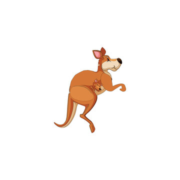 kangroo vector type icon