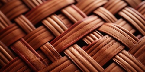 Woven Basket Detail: A photograph showcasing the fine, intricate patterns and woven texture of the basket.