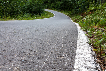 Obraz premium asphalt road empty